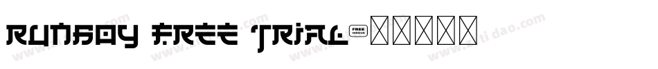 Runboy Free Trial字体转换